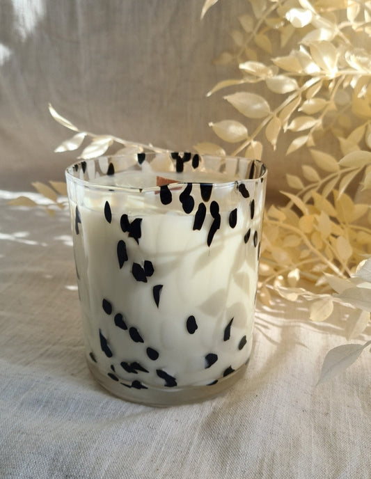 XL Dalmatian Candle - Wood Wick