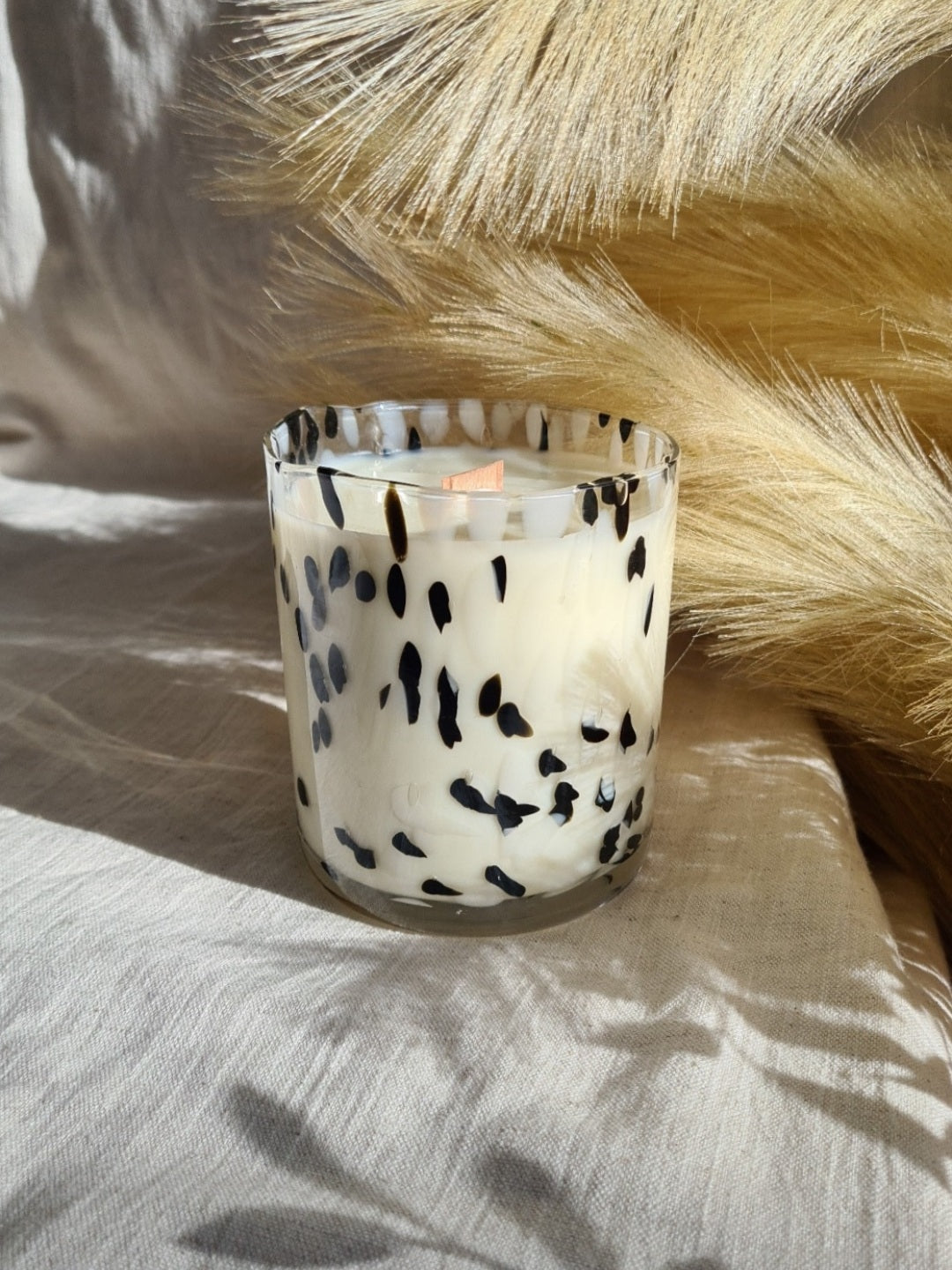 XL Dalmatian Candle - Wood Wick