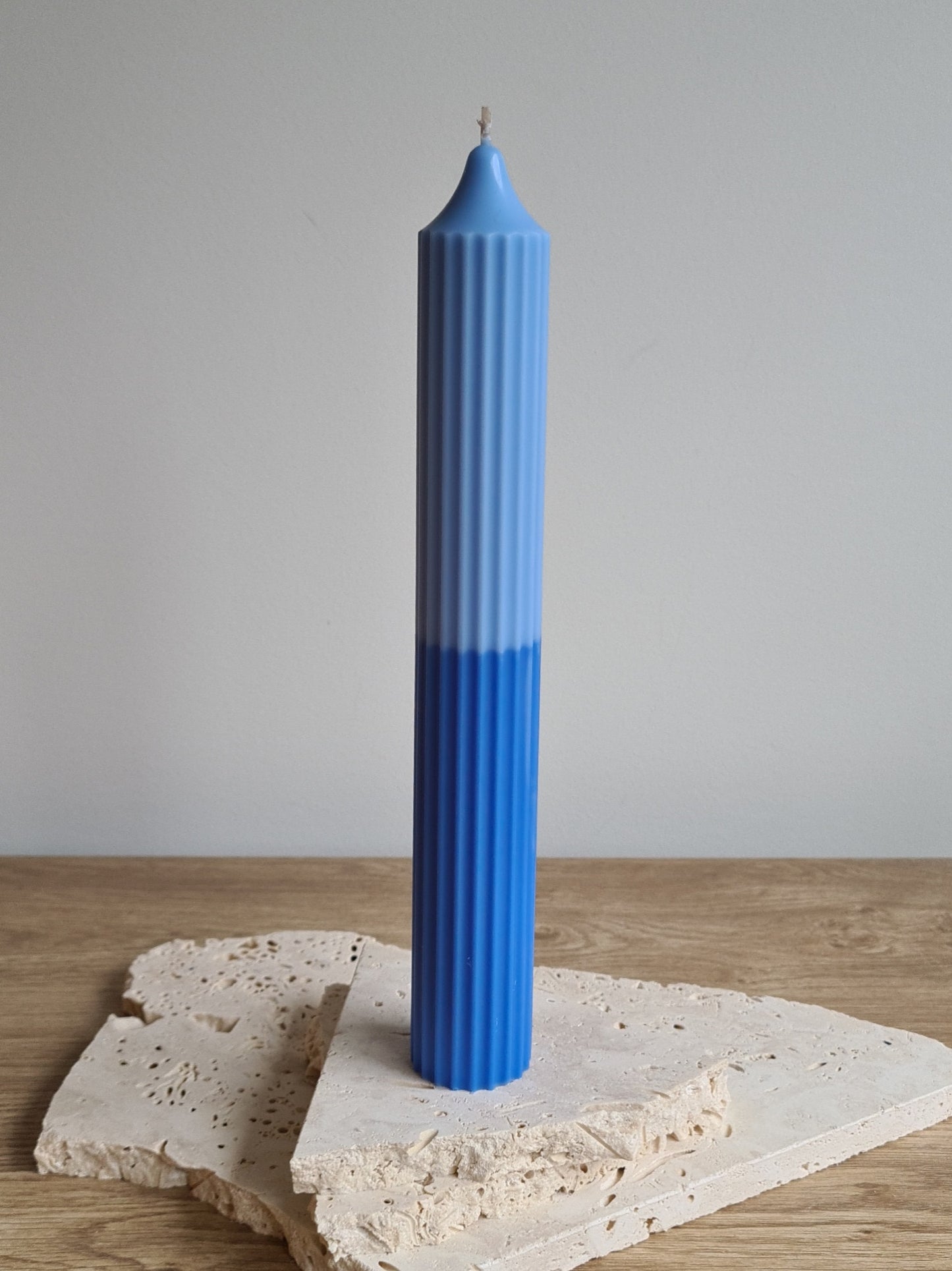 Two Tone Pillar Candles