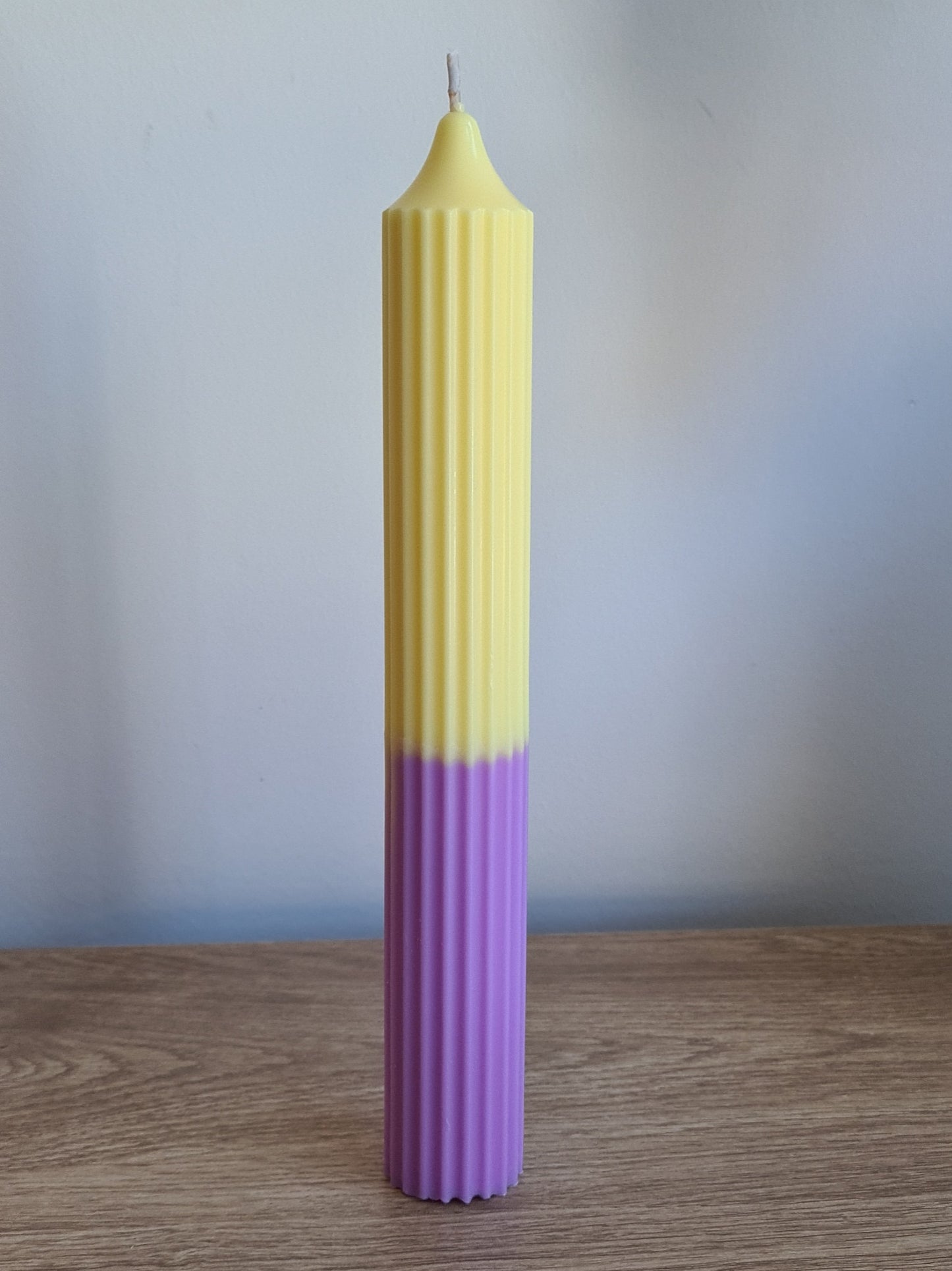 Two Tone Pillar Candles