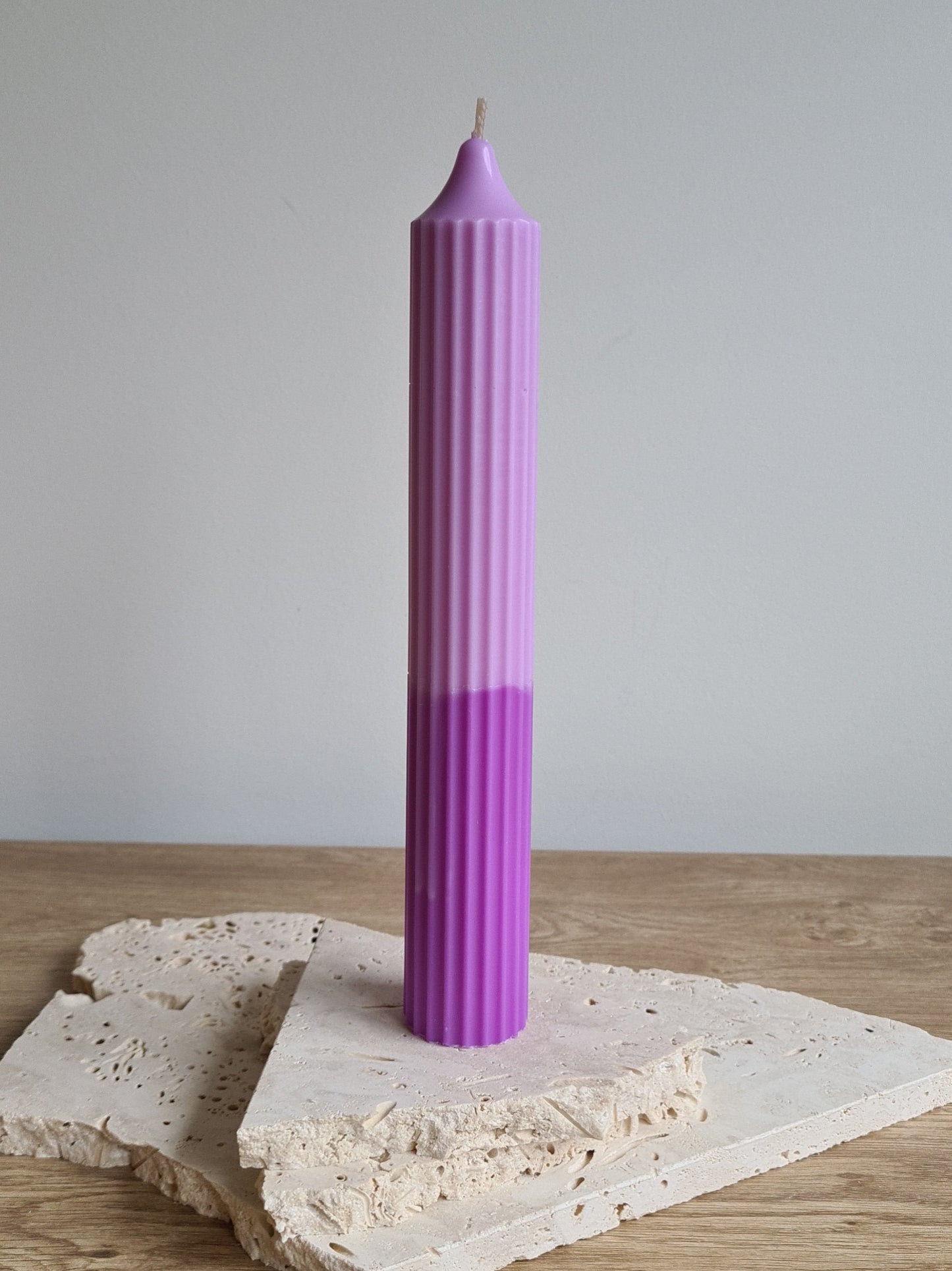 Two Tone Pillar Candles